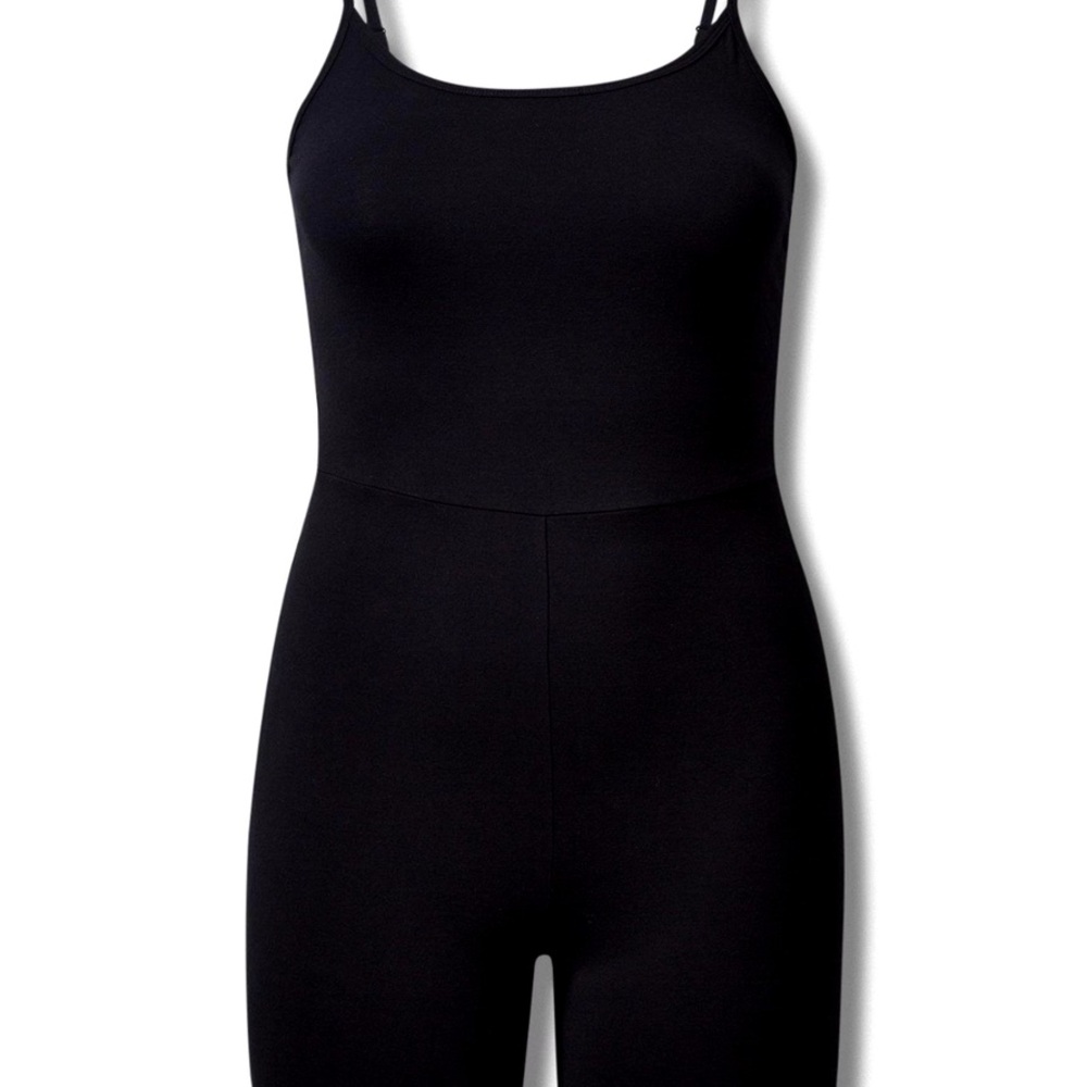 Torrid Black Ribbed Knit One Piece - Picture 2 of 4